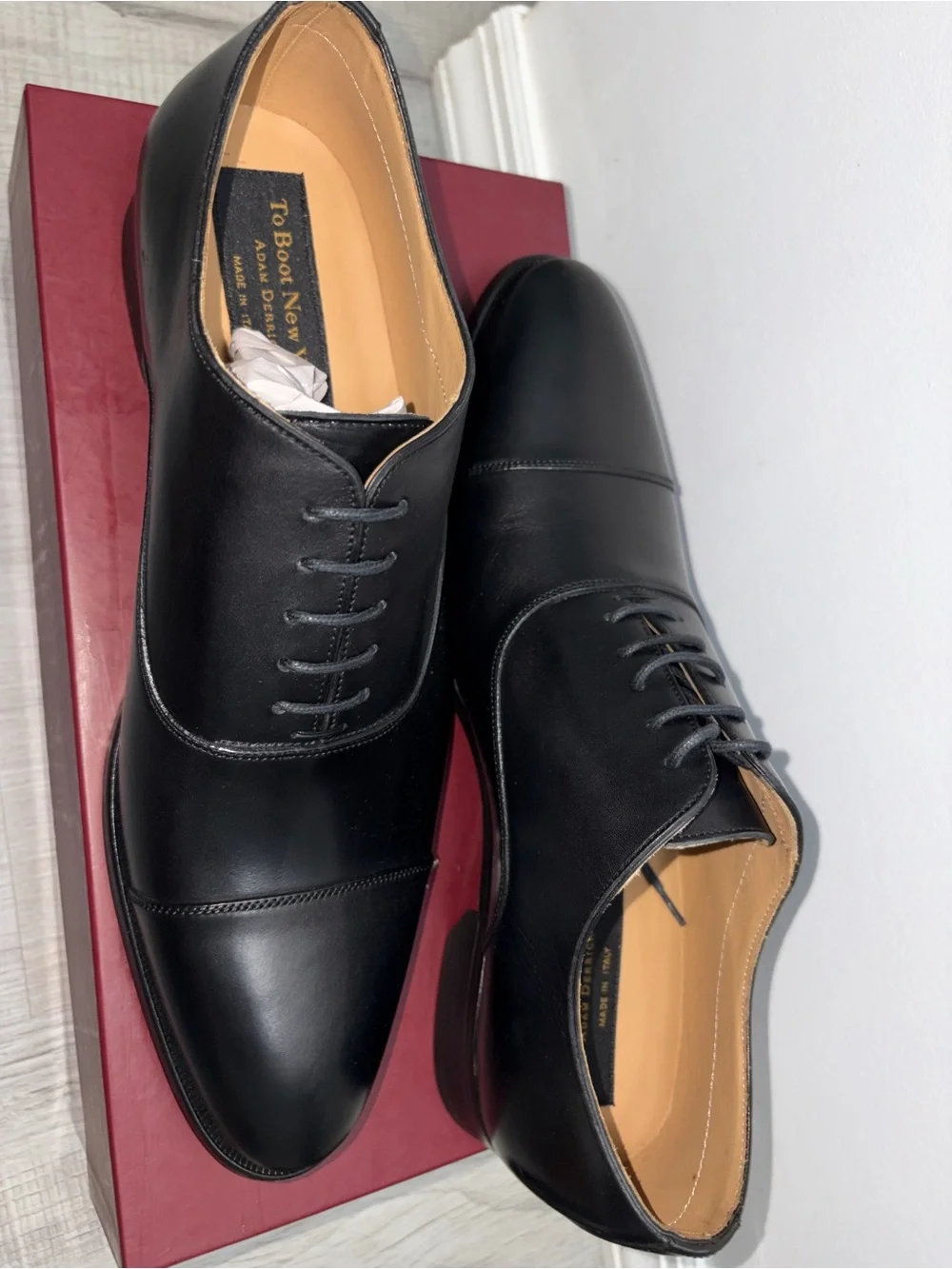 To Boot polished black